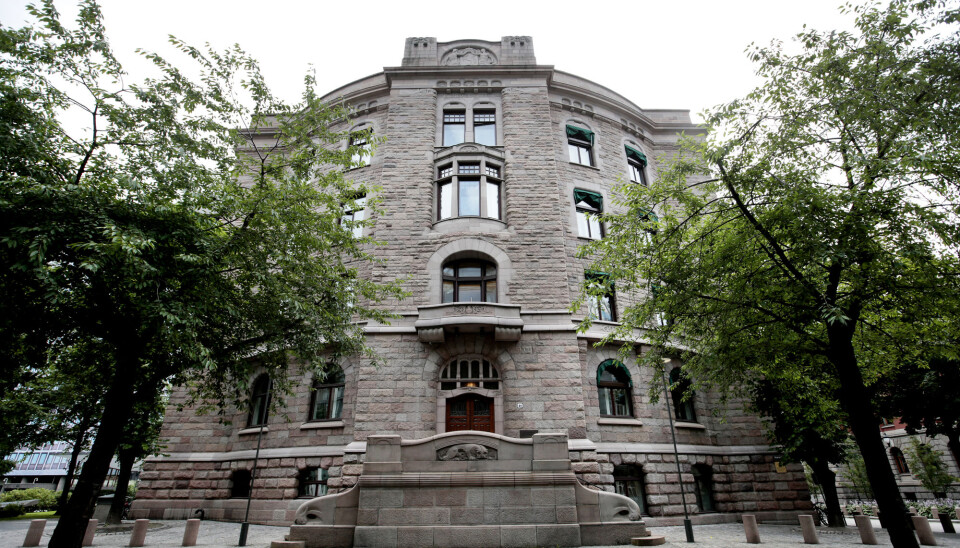 Oslo 20160726.
Finansdepartementet (FD) i Regjeringskvartalet i Oslo tirsdag.
Foto: Lise Åserud / NTB