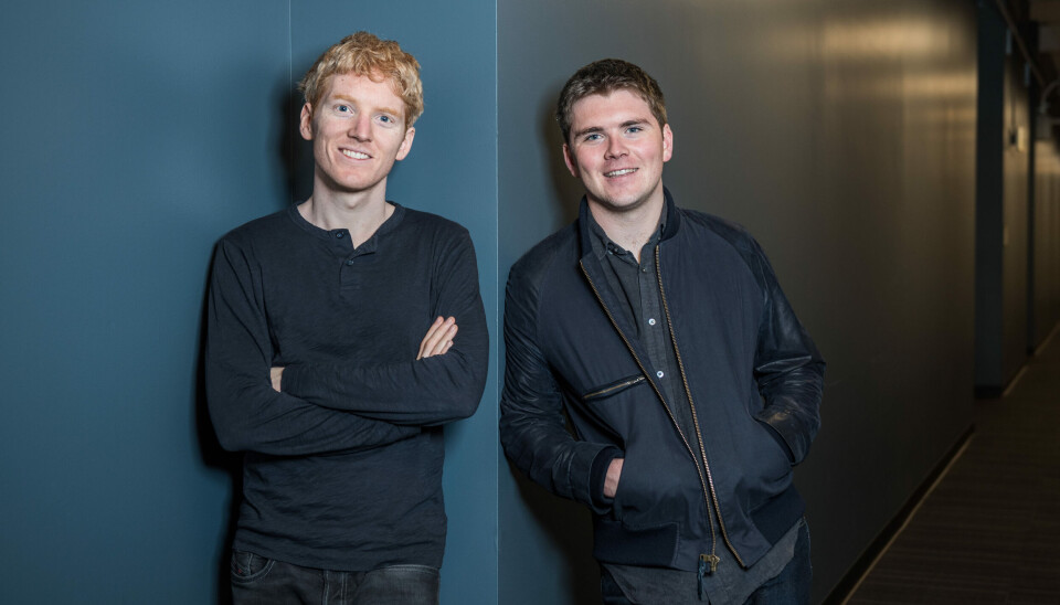 Brødrene Patrick og John Collison, gründere av Stripe,