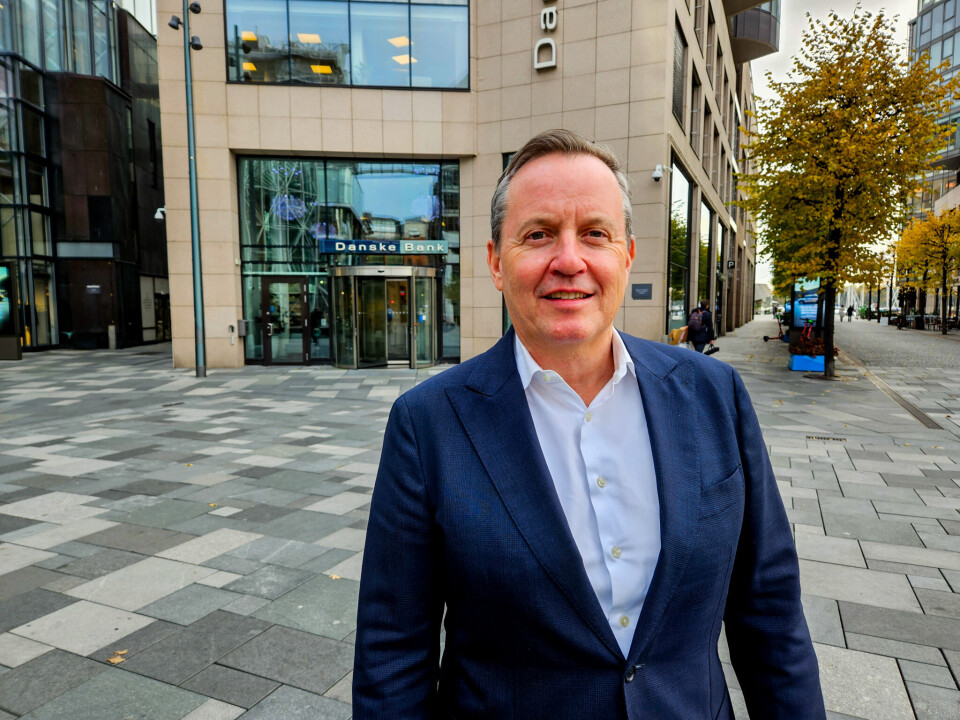 Den norske landssjefen i Danske Bank, Erlend Angelfoss.