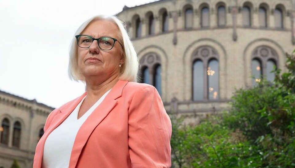 Leder for Finansforbundet, Vigdis Mathisen.