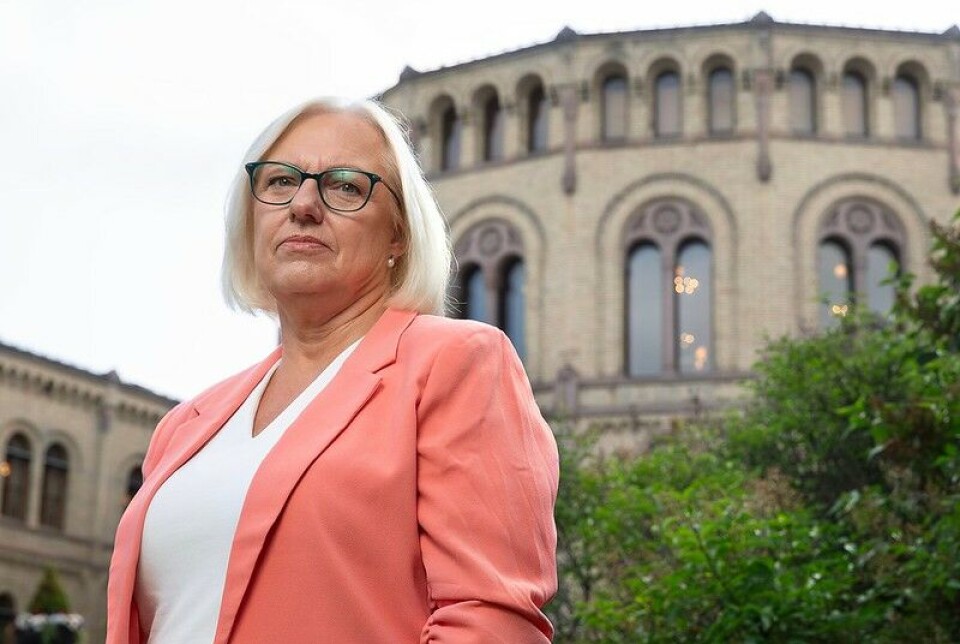 Leder for Finansforbundet, Vigdis Mathisen.