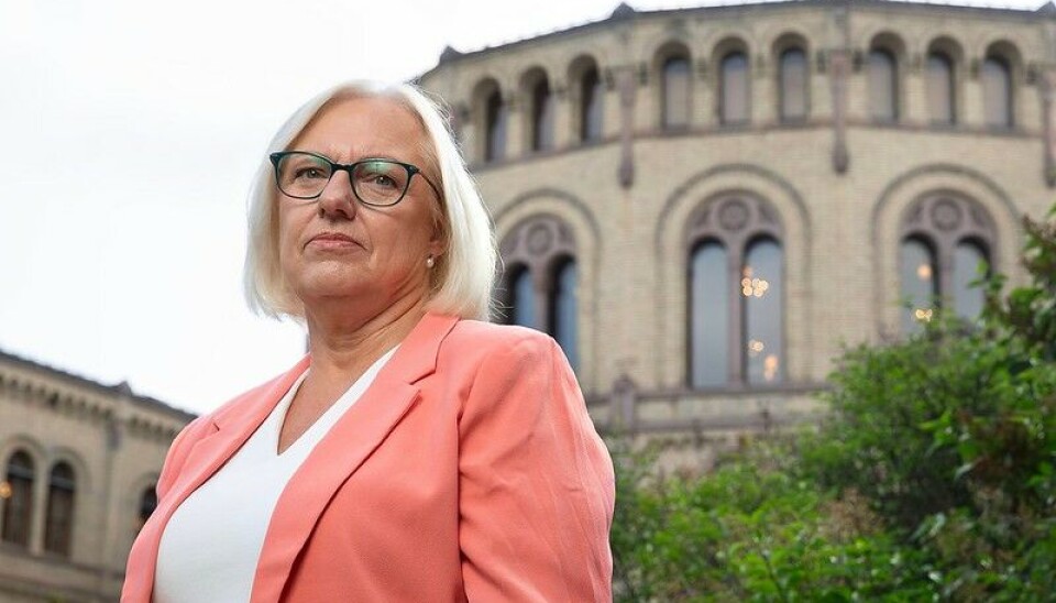 Leder for Finansforbundet, Vigdis Mathisen.