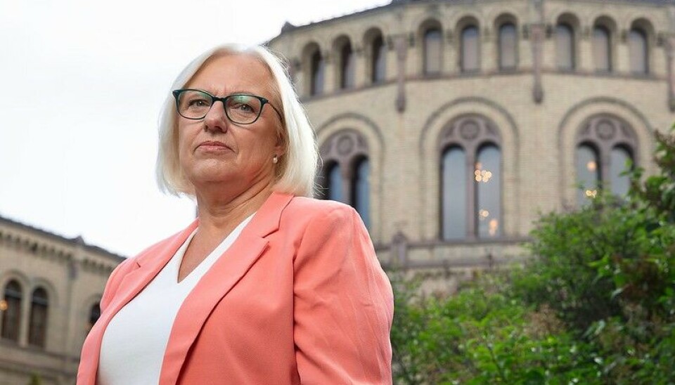 Leder for Finansforbundet, Vigdis Mathisen.