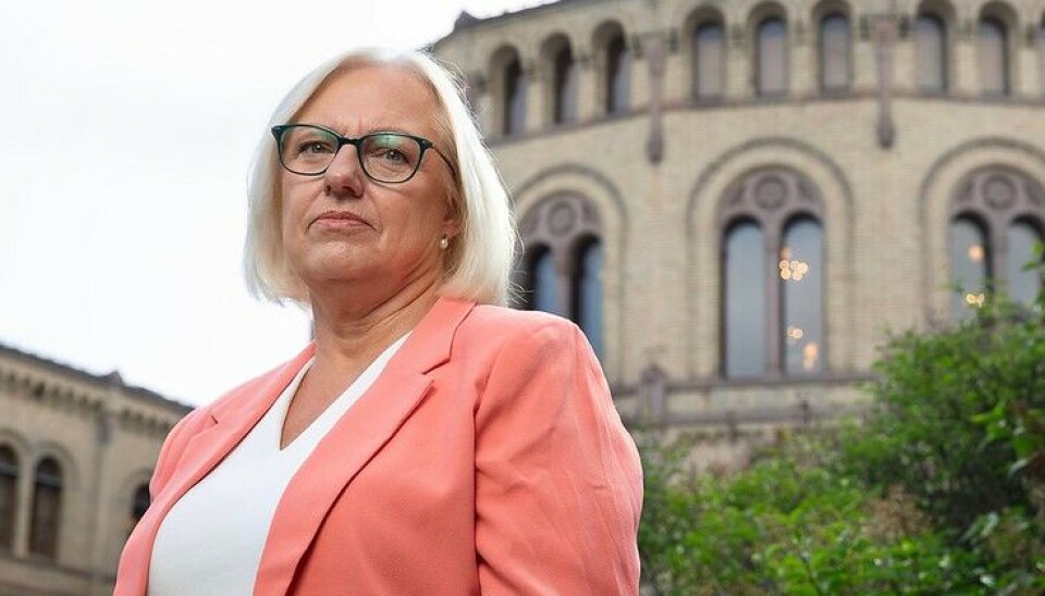 Leder for Finansforbundet, Vigdis Mathisen.