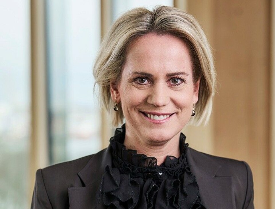 Marianne Bakke, konserndirektør for bedriftsmarked i Sparebank 1 SR-bank er førnøyd med å kunne tilby selskapsetablering i en løype.