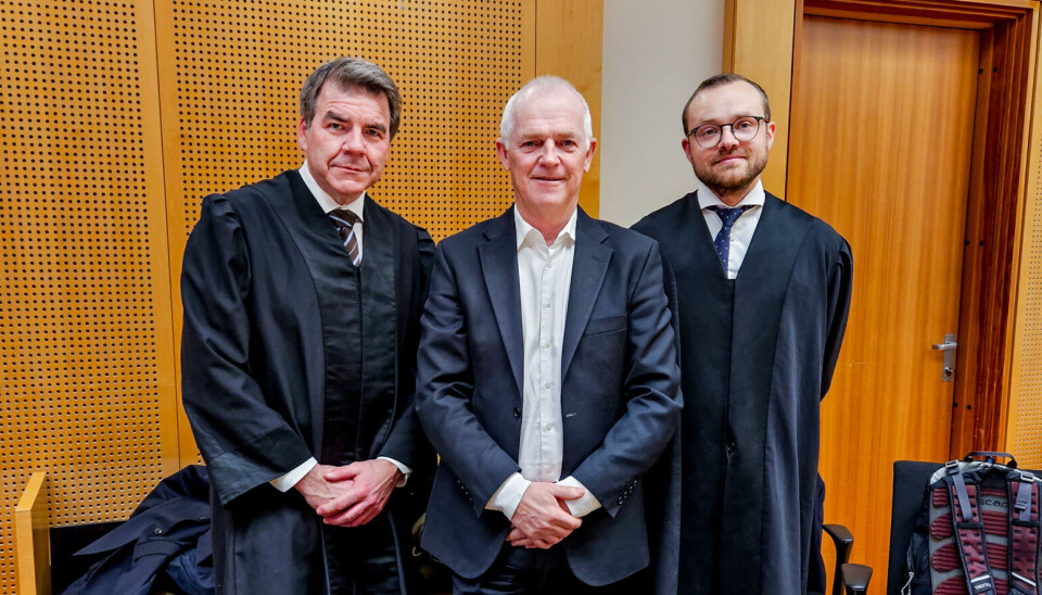 Vinnere- F.v. Advokat Henning Harborg, Sparebank 1 Utviklings partsrepresentant i retten, Øyvind Aass og advokat, Anders Eide Røyneberg.