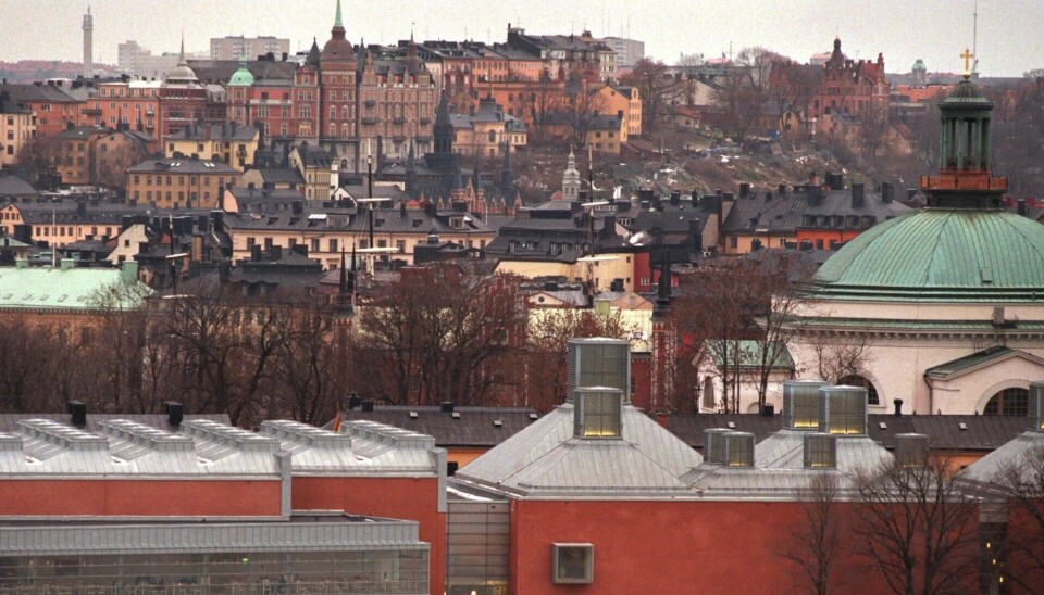 Illustrasjonsfoto av hustak i Stockholm.