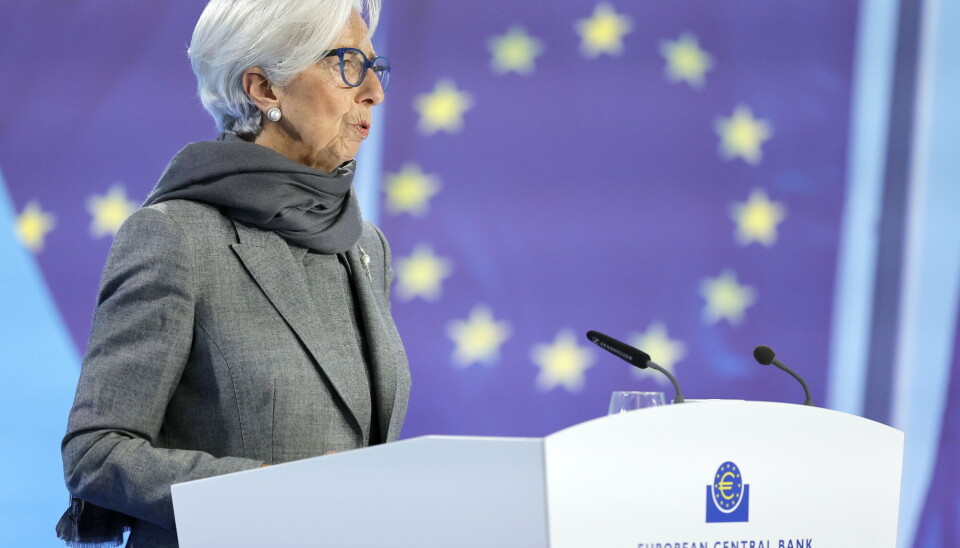 Christine Lagarde er president i ECB.