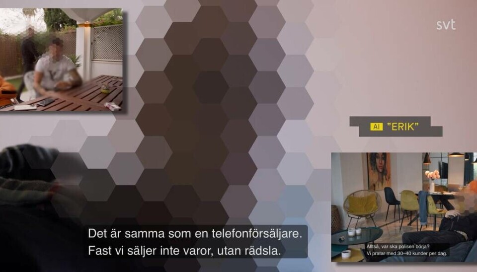 Svenske svindlere i Spania. Sveriges Television viser hvordan bankbedragerne opererer når de lurer av pensjonister penger.