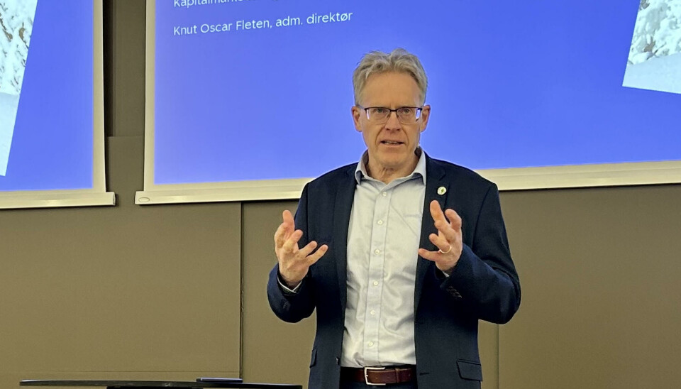 Administrerende direktør Knut Oscar Fleten i Sparebank 1 Hallingdal Valdres.