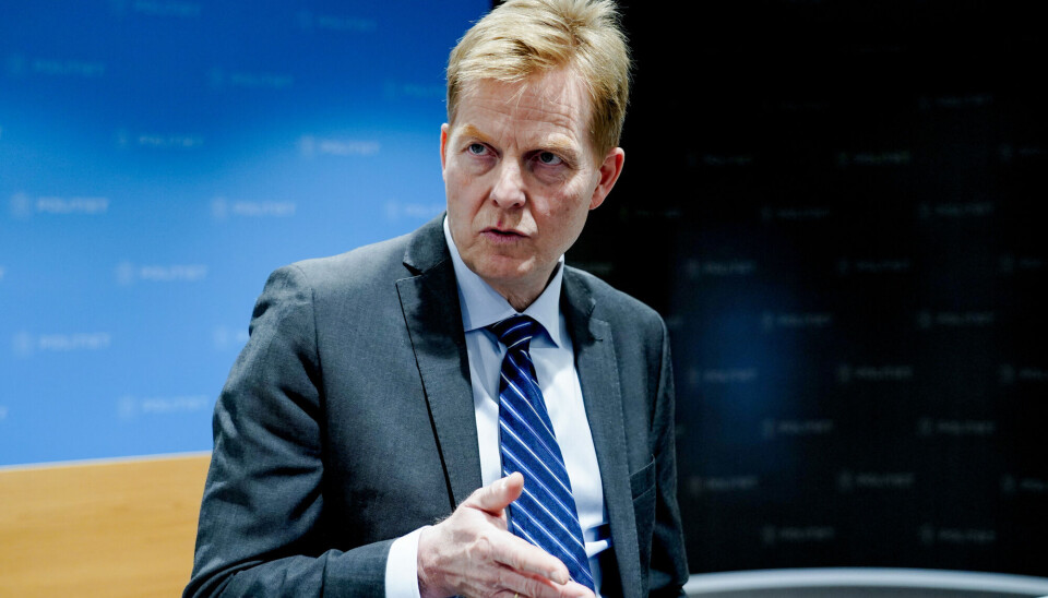 Økokrim sjef Pål Lønseth etter presentasjonen av Politiets trusselvurdering 2024.