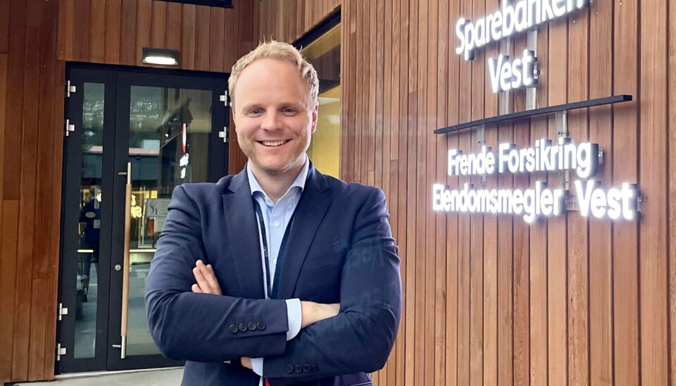 Distriktssjef for Sparebanken Vest i Sogn og Fjordane, Jørgen Mjelleli.