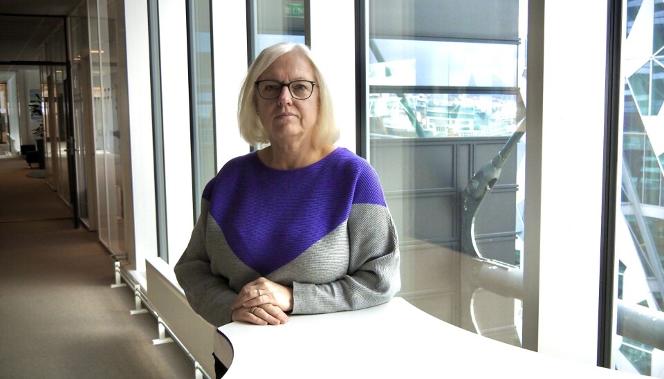 Vigdis Mathisen, leder i Finansforbundet.
