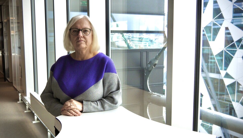 Vigdis Mathisen, leder i Finansforbundet.