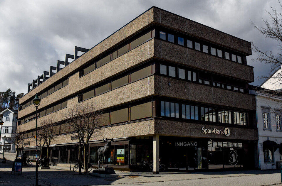 Hovedkontoret til Sparebank 1 Ringerike Hadeland i Hønefoss.