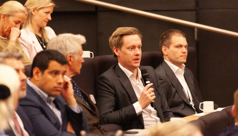 Roy Tilley, analytiker i Arctic Securities. Her fra en tidlgiere kvartalsfremleggelse hos DNB.