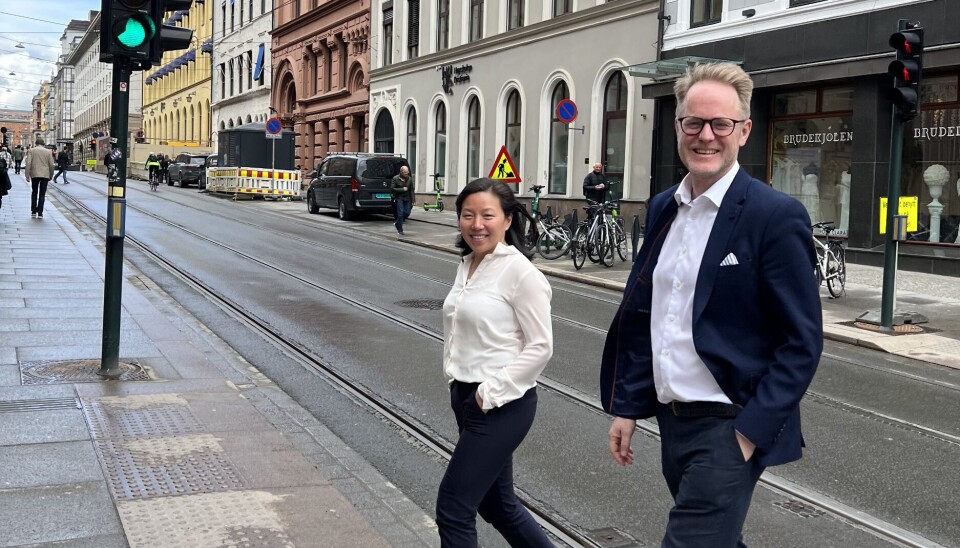 Tonje Wehn, daglig leder i Folkeinvest Formidling og Øyvind Fries, daglig leder i Folkeinvest.