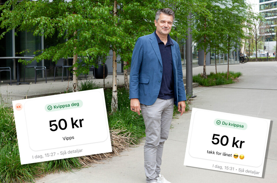 Åpner for «kvippsing». Rune Garborg, daglig leder i Vipps Mobilepay