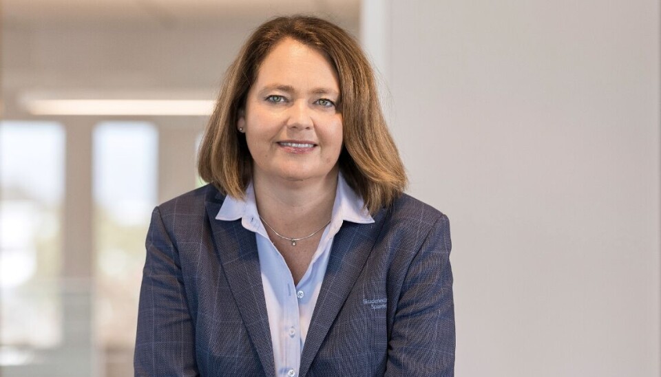 Administrerende banksjef May bente Olsen i Skudenes og Aakra Sparebank.
