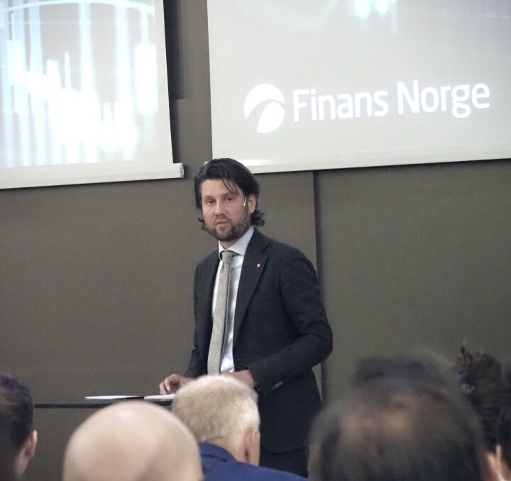 Vegard Grøslie Wennesland, nærings- og fiskeridepartementet (AP) på Bærekraftkonferansen 2024