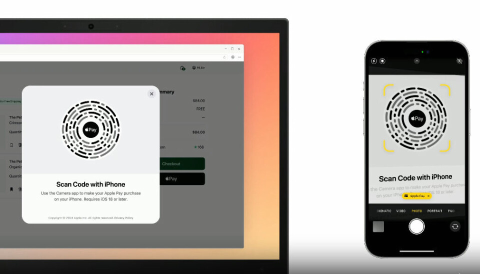 Ikke en gang en QR-kode blir seg helt lik når den har vært innom Apples design-mennesker.