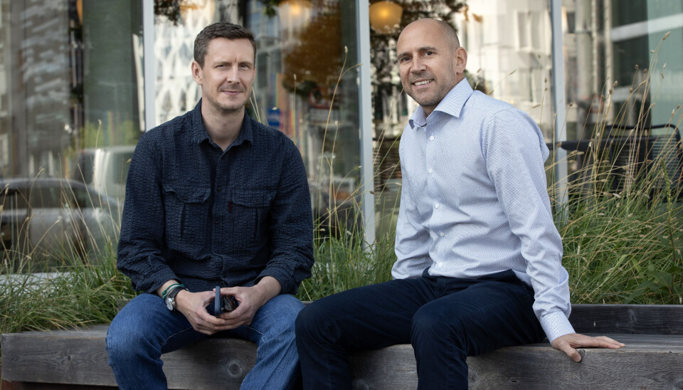 BankID BankAxept styrker seg på KYC og kjøper Beaufort Solutions. Her Kjetil Anfinnsen, daglig leder i Beaufort Solutions (t.v) og Øyvind Brekke,
administrerende direktør i BankID BankAxept.