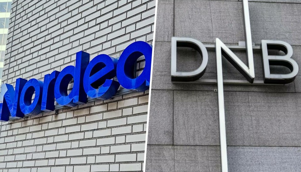Nordea- og DNB-logo.