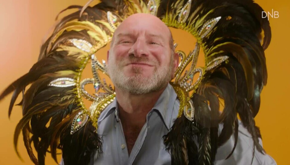 Et bilde fra DNBs pride-reklame.