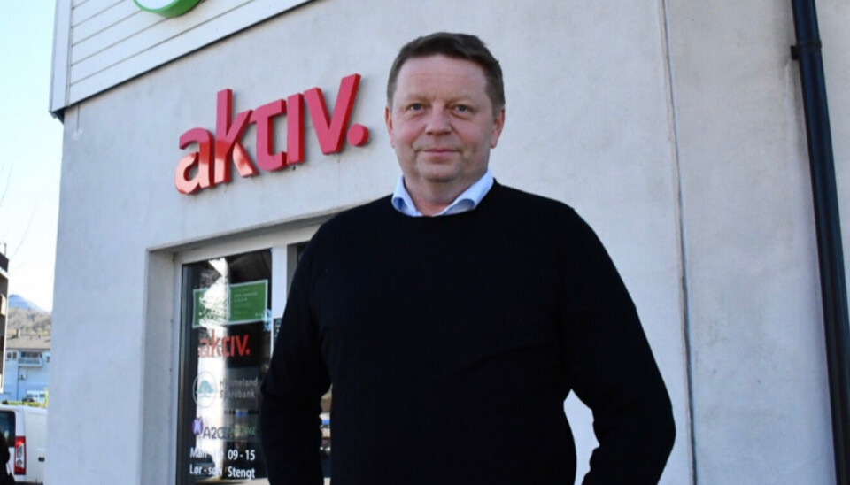 Administrerende banksjef i Hjelmeland Sparebank, Bjørn Tjensvold.