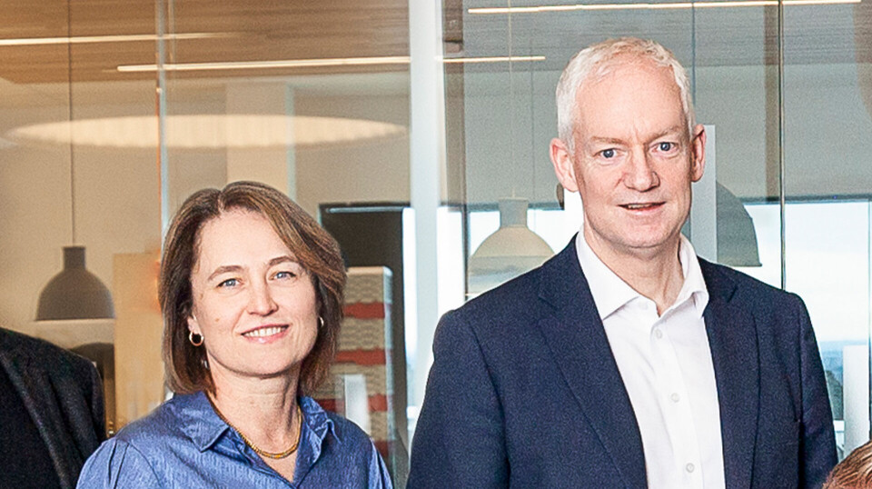 Lillian Lundberg, viseadministrerende direktør i SB1 Østfold Akershus, og Arild Bjørn Hansen, administrerende direktør i SB1 Østfold Akershus.