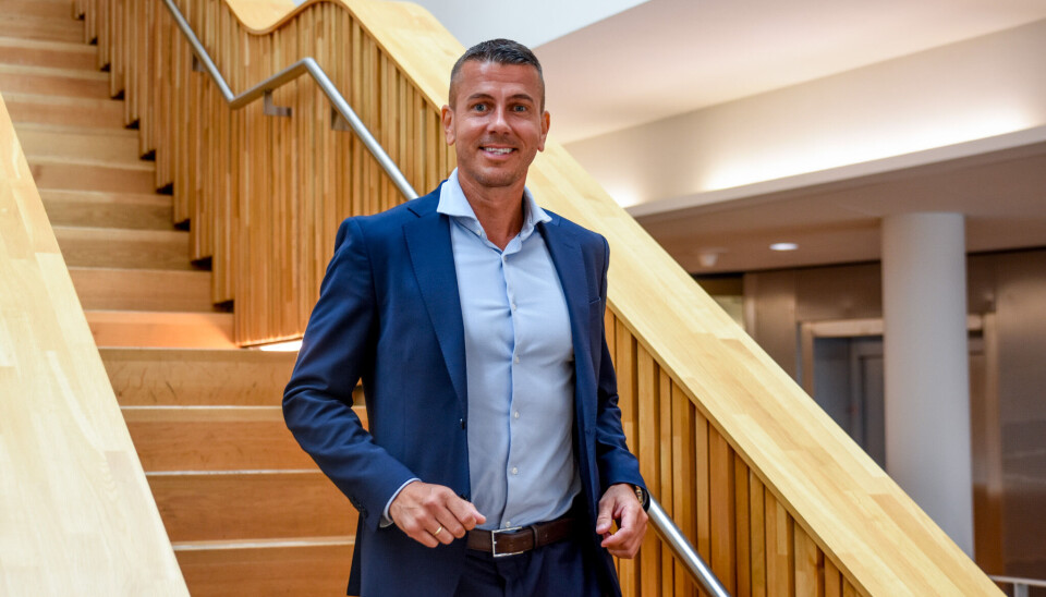Konserndirektør for personmarked sør i Sparebanken Vest, Simen Løland Aarskog.