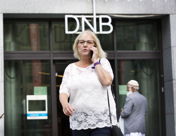 Leder for Finansforbundet, Vigdis Mathisen.