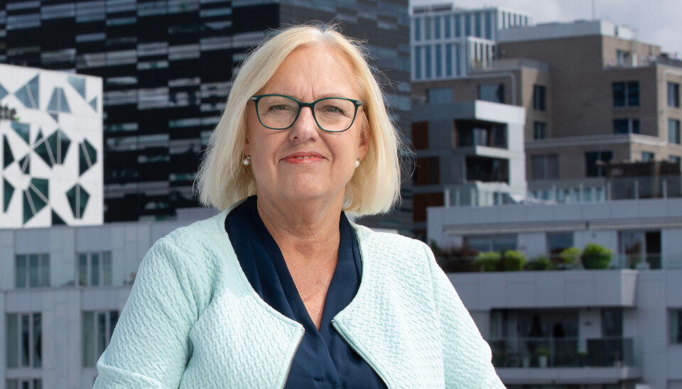 Leder for Finansforbundet, Vigdis Mathisen.