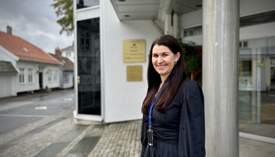 Heidi Nag Flikka, administrerende direktør i Flekkefjord Sparebank.