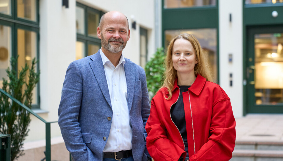 Direktør for AML-teamet Philip Røer i Stacc og administrerende direktør Marit Rødevand i Strise.