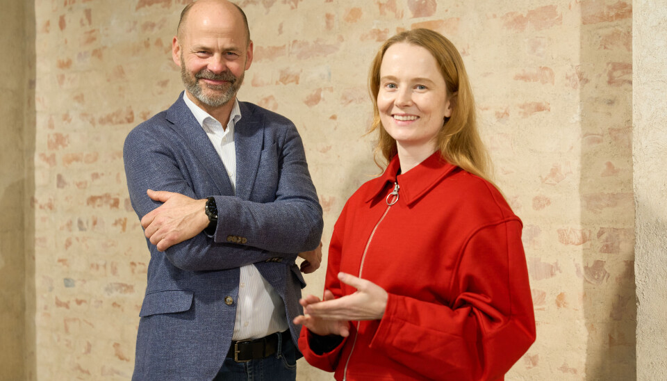 Direktør for AML-teamet Philip Røer i Stacc og medgründer og daglig leder Marit Rødevand i Strise leverer begge løsninger for antihvitvask til KLP.