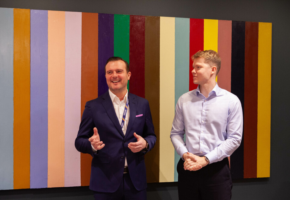 Anders Karde, digitalsjef og Fredrik Frantzen, forretningsutvikler Nordea.