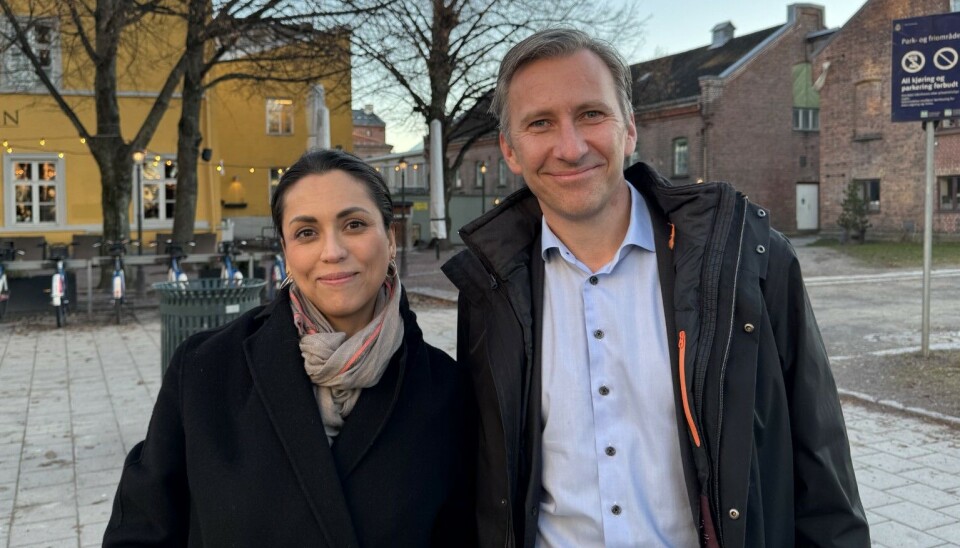 Administrerende direktør i Boligbanken, Liv Lanka Laskemoen og administrerende direktør i Verd Boligkreditt, Sigve Husebø.