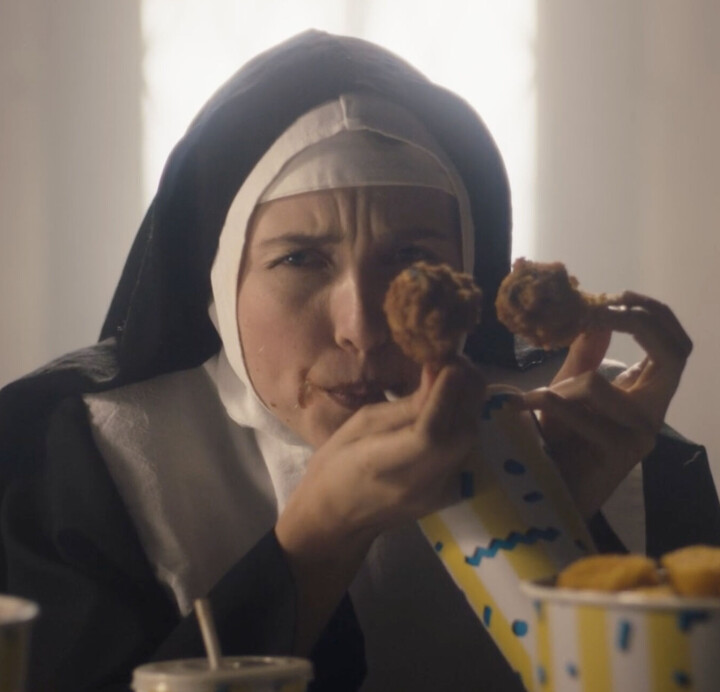 'Glupsk Nonne', reklamefilmen Anorak laget for BankID, er én av finansbransjens reklamefilmer som har blitt lagt merke til i år, og kom på kortlisten for publikumsprisen Gullfisken.