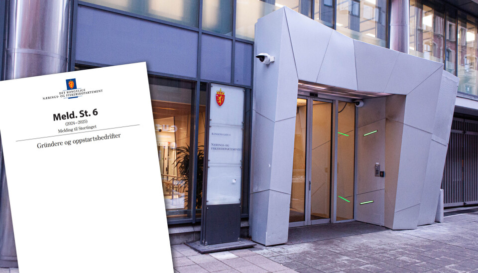 Nærings- og fiskeridepartmentet med Stortingsmelding nr 6 2024