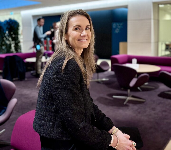 Maria Ervik Løvold, konserndirektør personmarkedet DNB, hadde all grunn til å smile etter presentasjonen av tallene for Q4 2024.