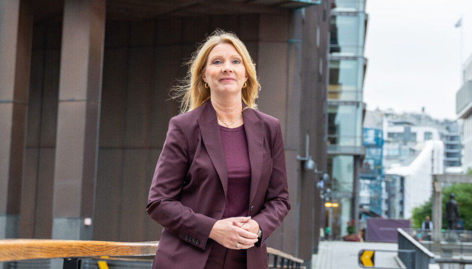 Landsjef Marion Ulander i Handelsbanken. Landsjef Marion Ulander i Handelsbanken.