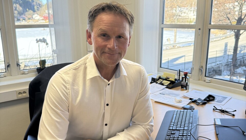 Petter Nipedal år inn i rollen som banksjef i Sparebanken Sør i Risør. Petter Nipedal år inn i rollen som banksjef i Sparebanken Sør i Risør.