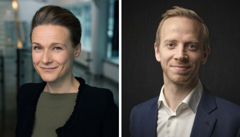Marianne Groth, konserndirektør for virksomhetsstyring bank i Eika Gruppen, og Tor Morten Bangsund Storøy, leder for virksomhets- og risikostyring i Lokalbanksamarbeidet. Marianne Grot, konserndirektør for virksomhetsstyring bank i Eika Gruppen, og Tor Morten Bangsund Storøy, leder for virksomhets- og risikostyring i Lokalbanksamarbeidet.