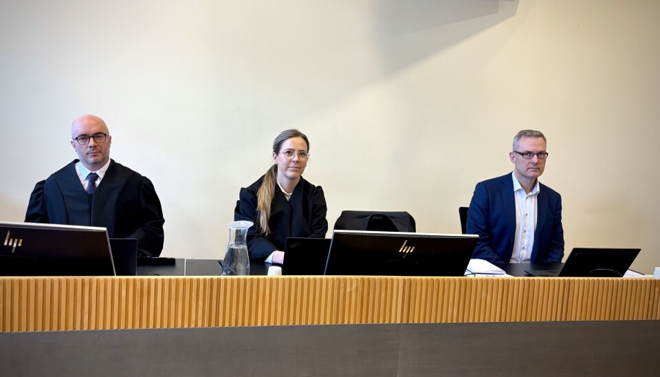 Danske Bank, ved advokat Thomas Stølen, rettslig hjelper advokat Lovise Gjerver og senior kundeansvarlig for storkunder Torgeir Fossli i Danske Bank Danske Bank, ved advokat Thomas Stølen, rettslig hjelper advokat  Lovise Gjerver og senior kundeansvarlig for storkunder Torgeir Fossli i Danske Bank