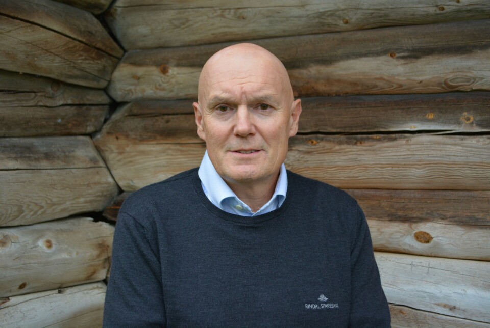 Banksjef i Rindal Sparebank, Magne Bjørnstad.