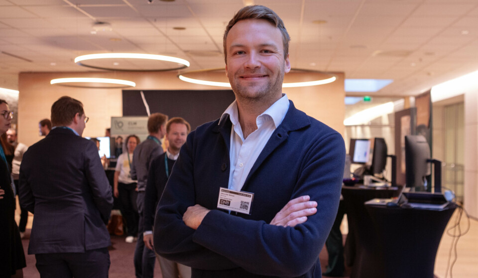 Montrose-gründer Alexander Boman var i Oslo for å fortelle historien om selskapet og bli bedre kjent mye kolleger i DNB-konsernet.