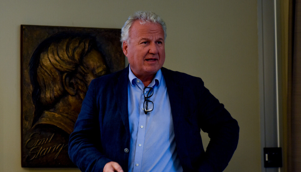Banksjef i Nidaros Sparebank, Bjørn A. Riise.