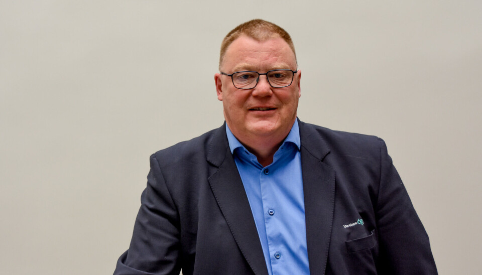 Administrerende banksjef i Sparebank 68° Nord , Hugo Thode Hansen.