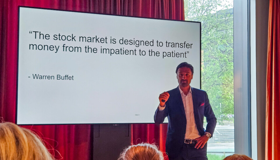 Leder allokering/senior porteføljeforvalter i Odin Forvaltning, Shakeb Syed.